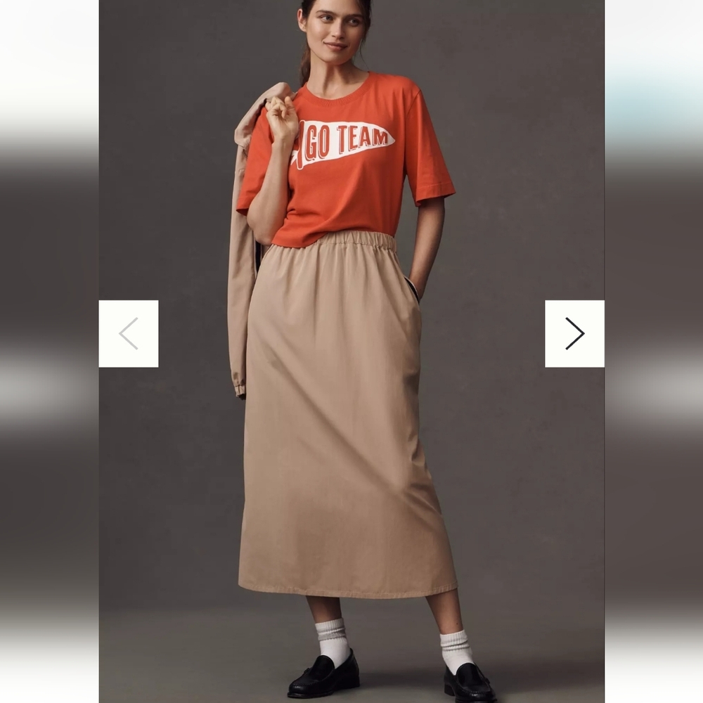 New Anthropologie Maeve Midi skirts with pockets